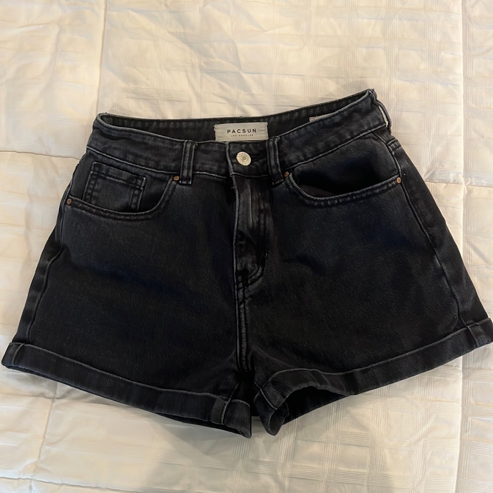 Pacsun black mom shorts size 25